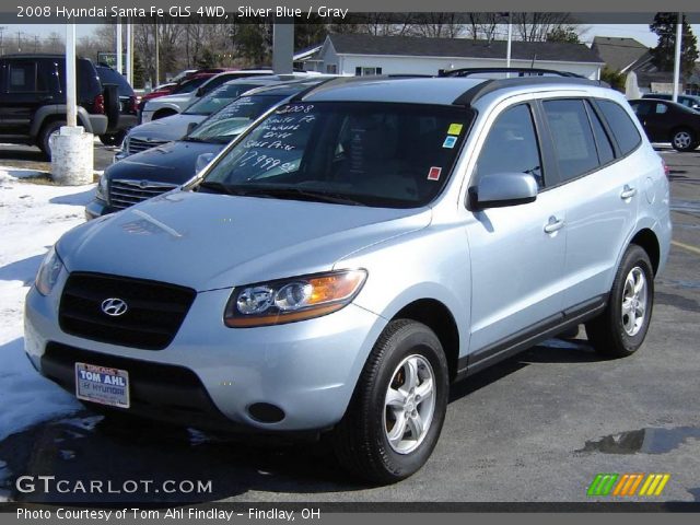 2008 Hyundai Santa Fe GLS 4WD in Silver Blue