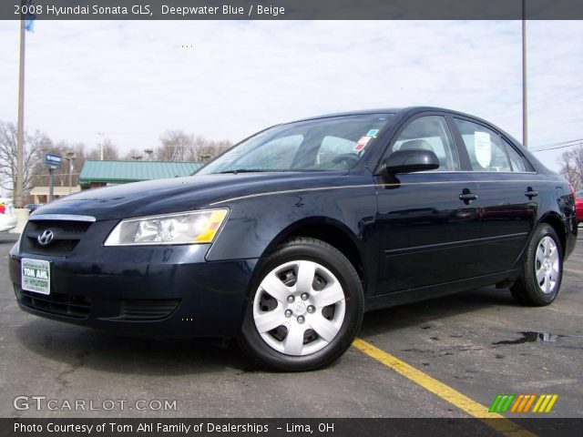2008 Hyundai Sonata GLS in Deepwater Blue