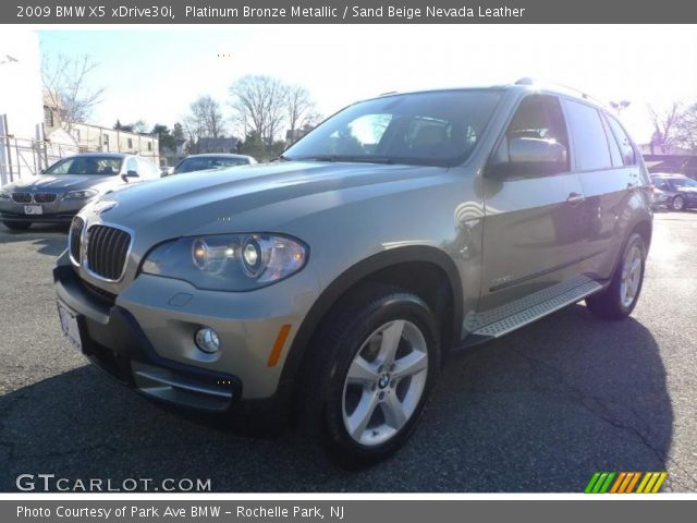 2009 BMW X5 xDrive30i in Platinum Bronze Metallic