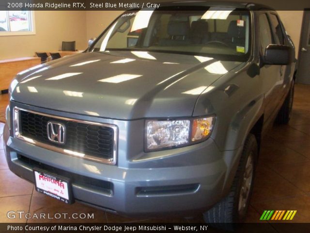 2008 Honda Ridgeline RTX in Steel Blue Metallic