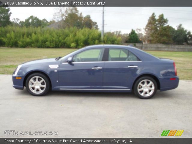 2009 Cadillac STS V6 in Blue Diamond Tricoat