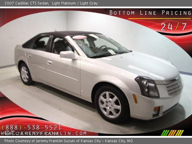2007 Cadillac CTS Sedan in Light Platinum