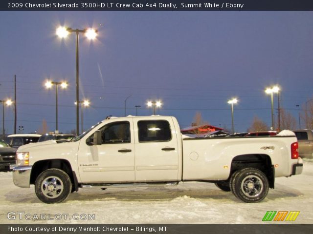2009 Chevrolet Silverado 3500HD LT Crew Cab 4x4 Dually in Summit White