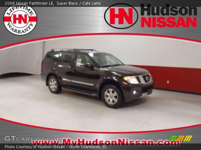 2008 Nissan Pathfinder LE in Super Black