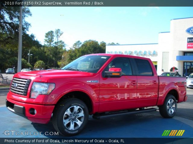 2010 Ford F150 FX2 SuperCrew in Vermillion Red