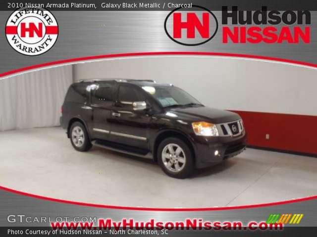 2010 Nissan Armada Platinum in Galaxy Black Metallic