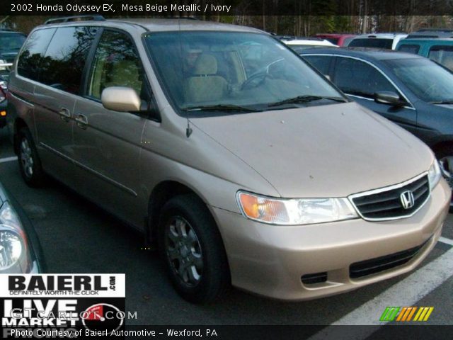 2002 Honda Odyssey EX in Mesa Beige Metallic
