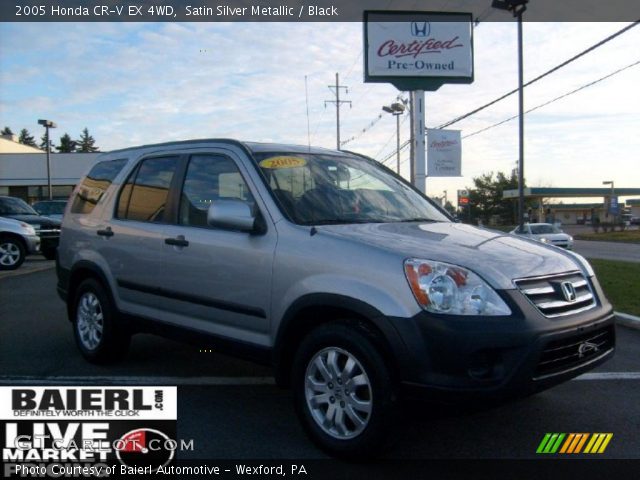 2005 Honda CR-V EX 4WD in Satin Silver Metallic