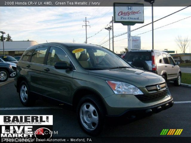 2008 Honda CR-V LX 4WD in Green Tea Metallic