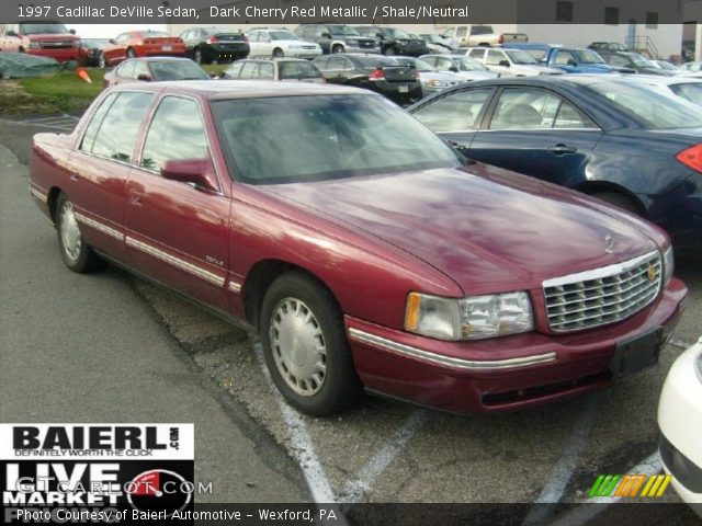 1997 Cadillac DeVille Sedan in Dark Cherry Red Metallic