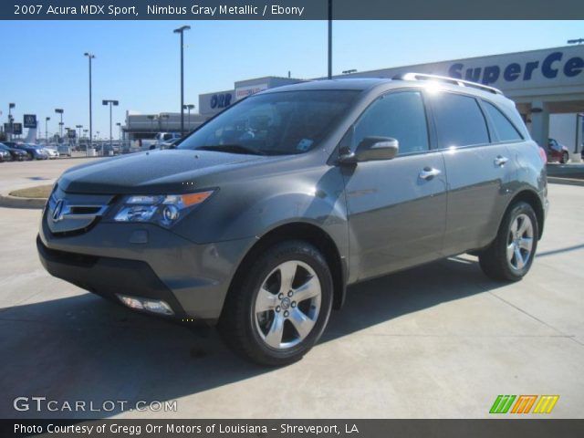2007 Acura MDX Sport in Nimbus Gray Metallic
