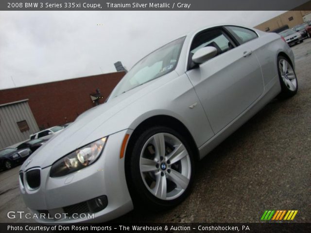 2008 BMW 3 Series 335xi Coupe in Titanium Silver Metallic
