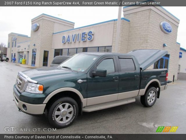 2007 Ford F150 King Ranch SuperCrew 4x4 in Forest Green Metallic
