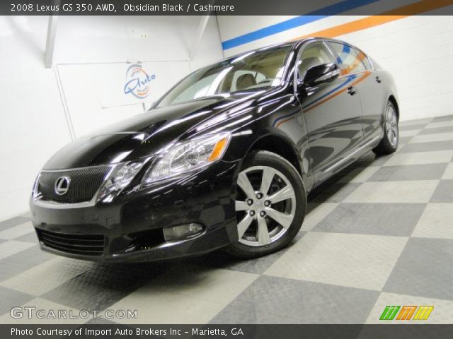 2008 Lexus GS 350 AWD in Obsidian Black