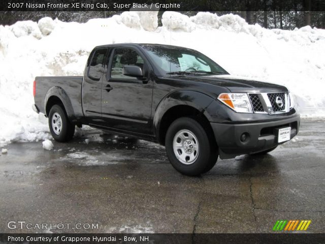 2007 Nissan Frontier XE King Cab in Super Black