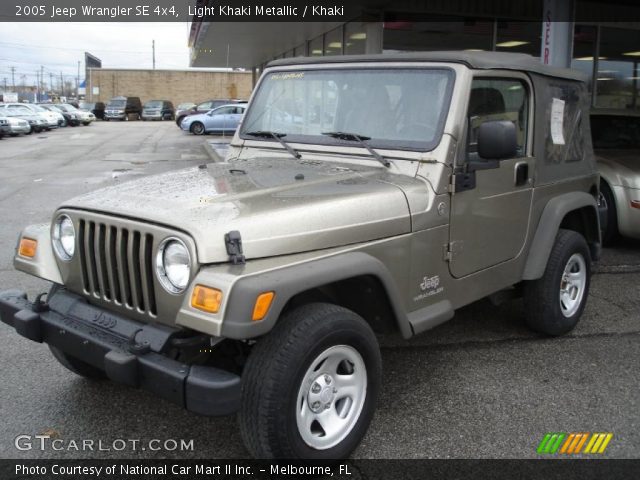 2005 Jeep Wrangler SE 4x4 in Light Khaki Metallic