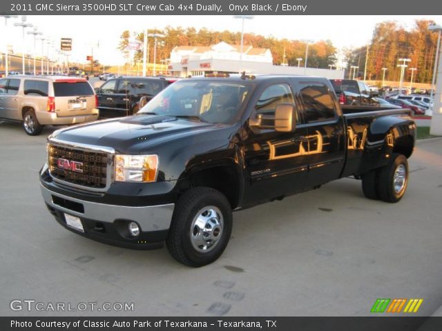 2011 GMC Sierra 3500HD SLT Crew Cab 4x4 Dually in Onyx Black