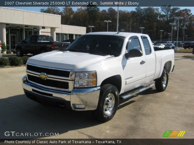 2007 Chevrolet Silverado 2500HD LT Extended Cab in Summit White
