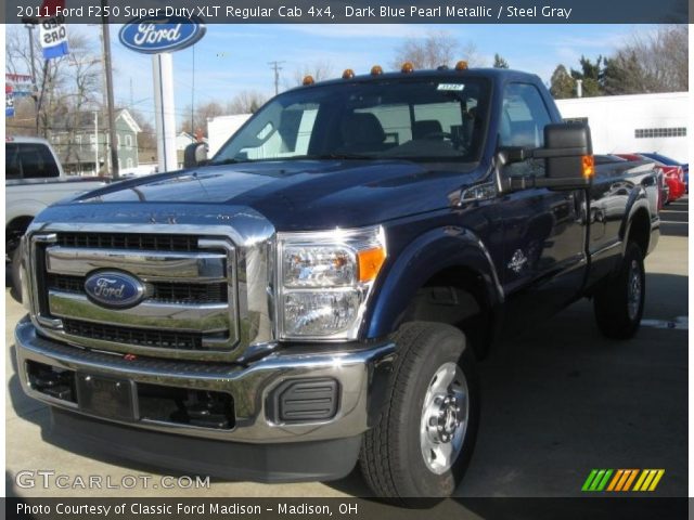 2011 Ford F250 Super Duty XLT Regular Cab 4x4 in Dark Blue Pearl Metallic