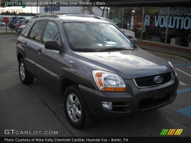 2008 Kia Sportage LX V6 4x4 in Steel Silver Metallic