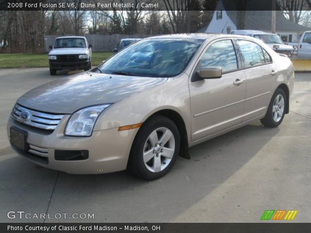 2008 Ford Fusion SE V6 in Dune Pearl Metallic