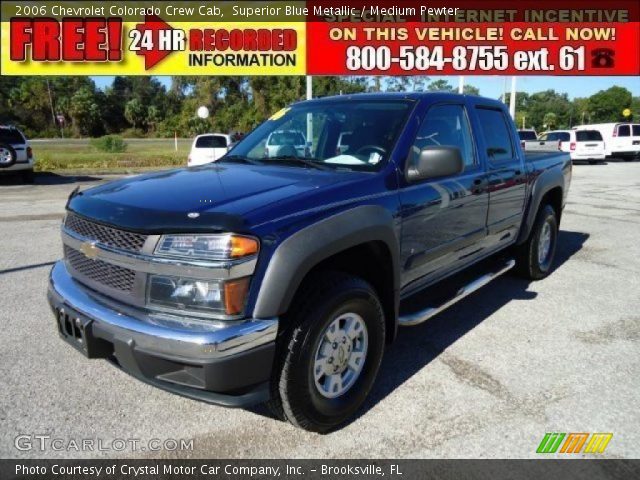 2006 Chevrolet Colorado Crew Cab in Superior Blue Metallic