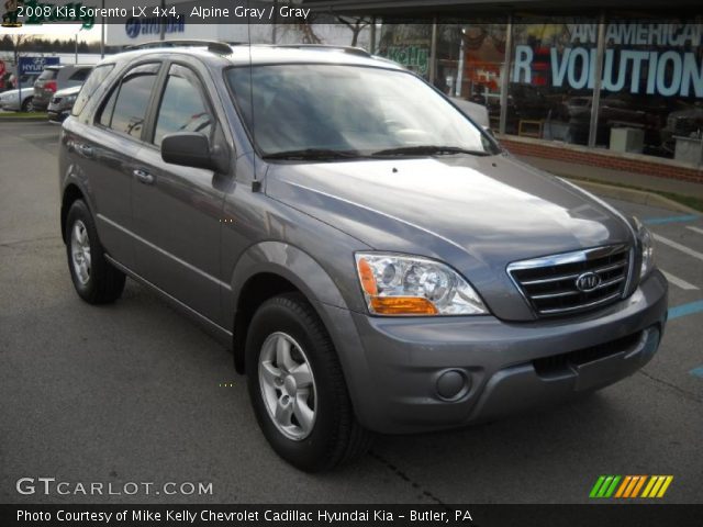 2008 Kia Sorento LX 4x4 in Alpine Gray