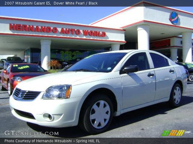 2007 Mitsubishi Galant ES in Dover White Pearl