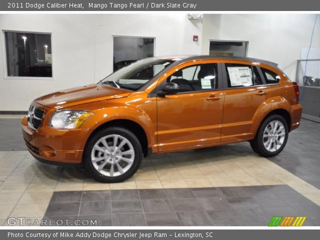 2011 Dodge Caliber Heat in Mango Tango Pearl
