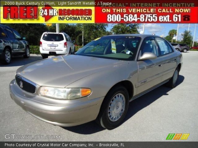 2000 Buick Century Custom in Light Sandrift Metallic