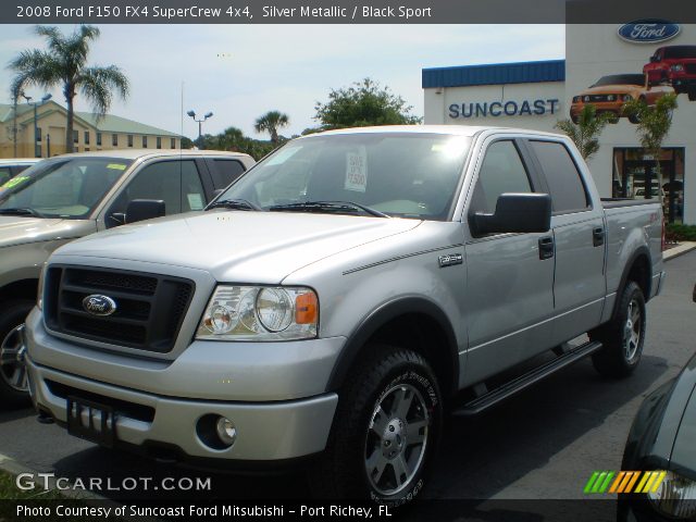 Ford F150 Fx4 Sport. Silver Metallic 2008 Ford F150 FX4 SuperCrew 4x4 with Black Sport interior 2008 Ford F150 FX4 SuperCrew 4x4 in Silver Metallic