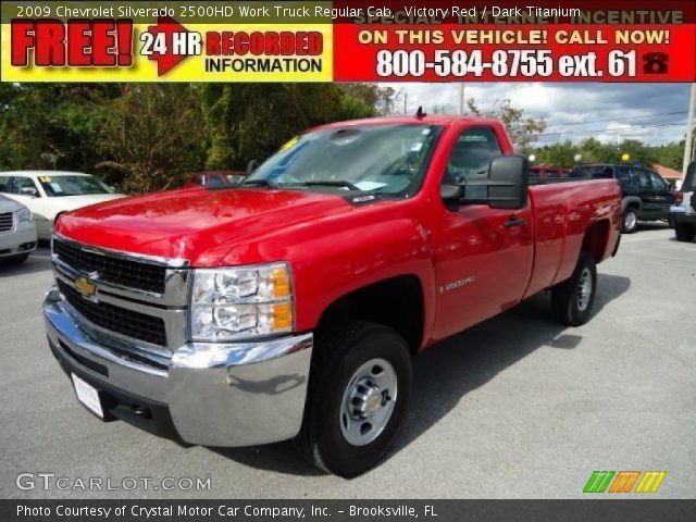 2009 Chevrolet Silverado 2500HD Work Truck Regular Cab in Victory Red