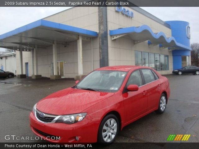 2009 Subaru Impreza 2.5i Sedan in Paprika Red Pearl