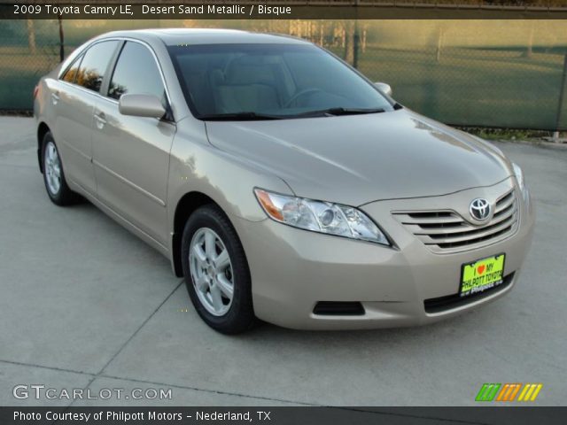 2009 Toyota Camry LE in Desert Sand Metallic