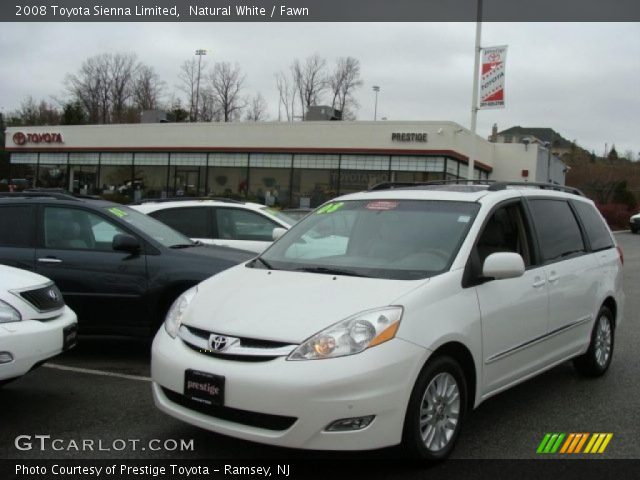 2008 Toyota Sienna Limited in Natural White