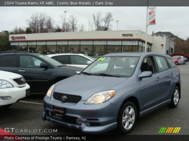 2004 Toyota Matrix XR AWD in Cosmic Blue Metallic