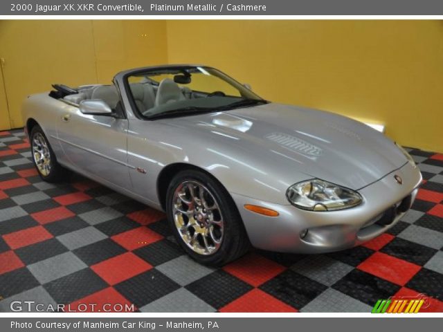 2000 Jaguar XK XKR Convertible in Platinum Metallic