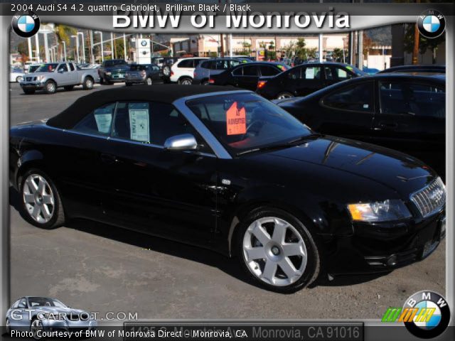 2004 Audi S4 4.2 quattro Cabriolet in Brilliant Black