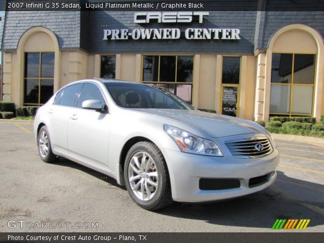 2007 Infiniti G 35 Sedan in Liquid Platinum Metallic