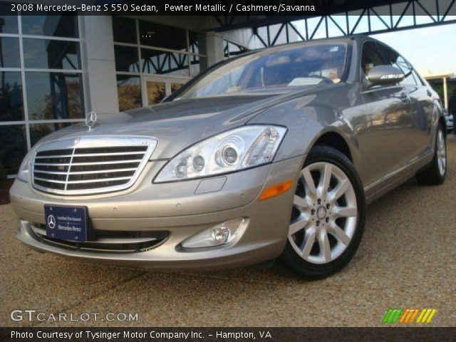 2008 Mercedes-Benz S 550 Sedan in Pewter Metallic