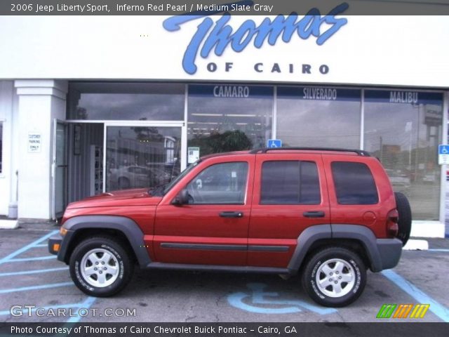 2006 Jeep Liberty Sport in Inferno Red Pearl