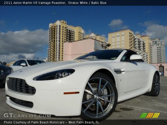 2011 Aston Martin V8 Vantage Roadster in Stratus White