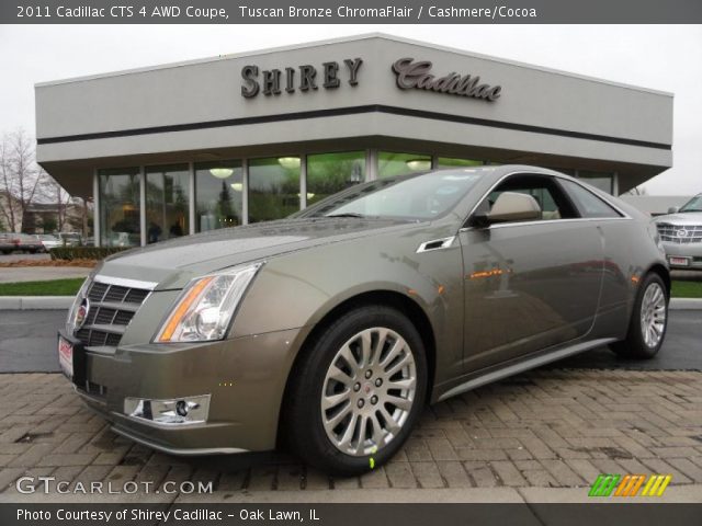 2011 Cadillac CTS 4 AWD Coupe in Tuscan Bronze ChromaFlair