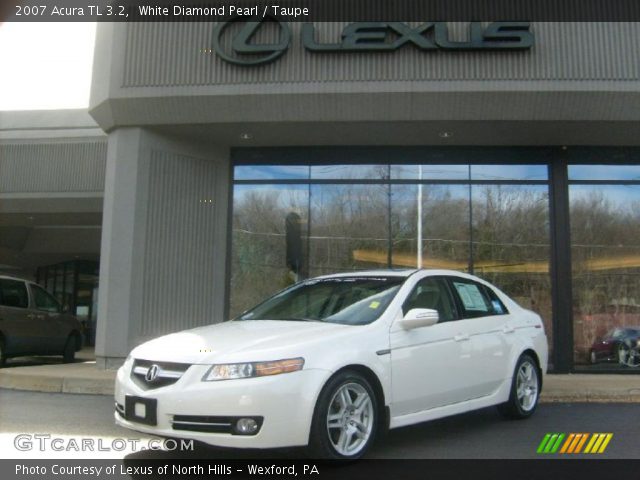 2007 Acura TL 3.2 in White Diamond Pearl