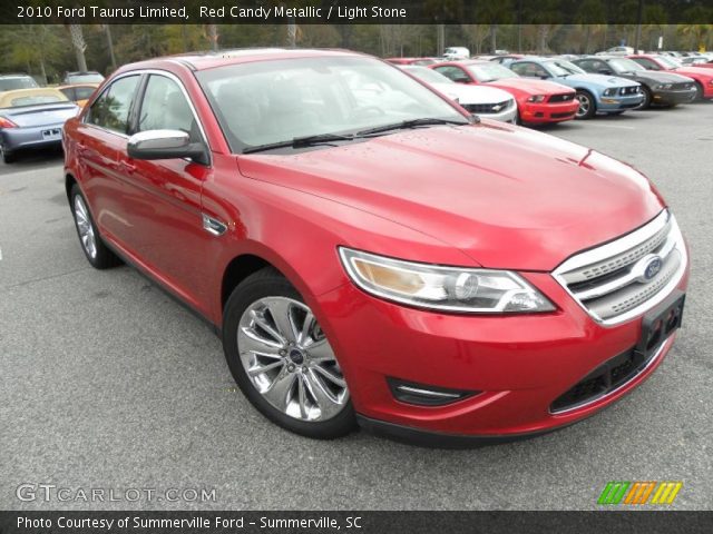2010 Ford Taurus Limited in Red Candy Metallic