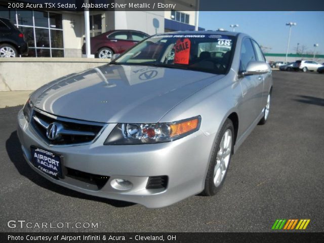 2008 Acura TSX Sedan in Alabaster Silver Metallic