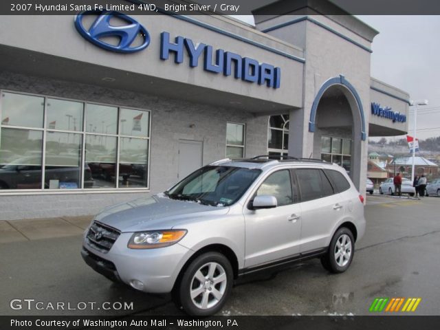 2007 Hyundai Santa Fe Limited 4WD in Bright Silver