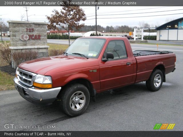 2000 Ford Ranger XLT Regular Cab in Toreador Red Metallic