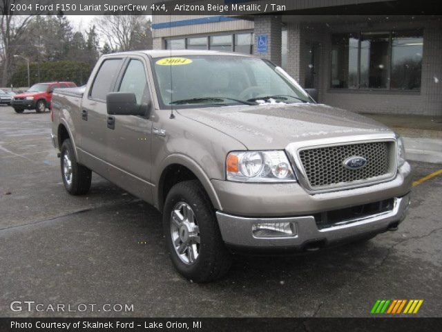 2004 Ford F150 Lariat SuperCrew 4x4 in Arizona Beige Metallic