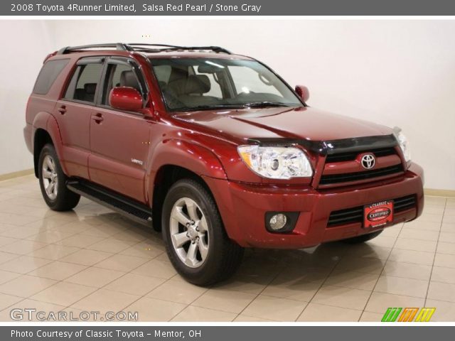 2008 Toyota 4Runner Limited in Salsa Red Pearl